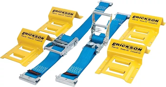 © Erickson - Kit de cales et de sangles d'arrimage.